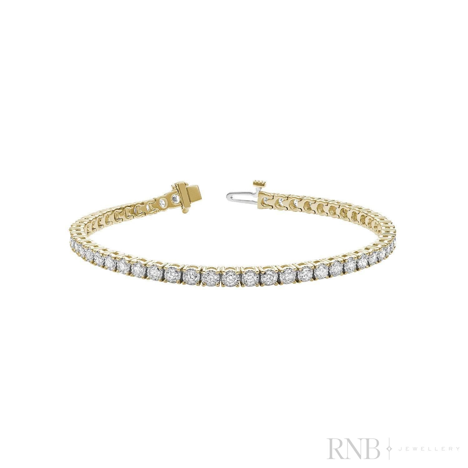 Illusion Diamond Tennis Bracelet-RNB Jewellery