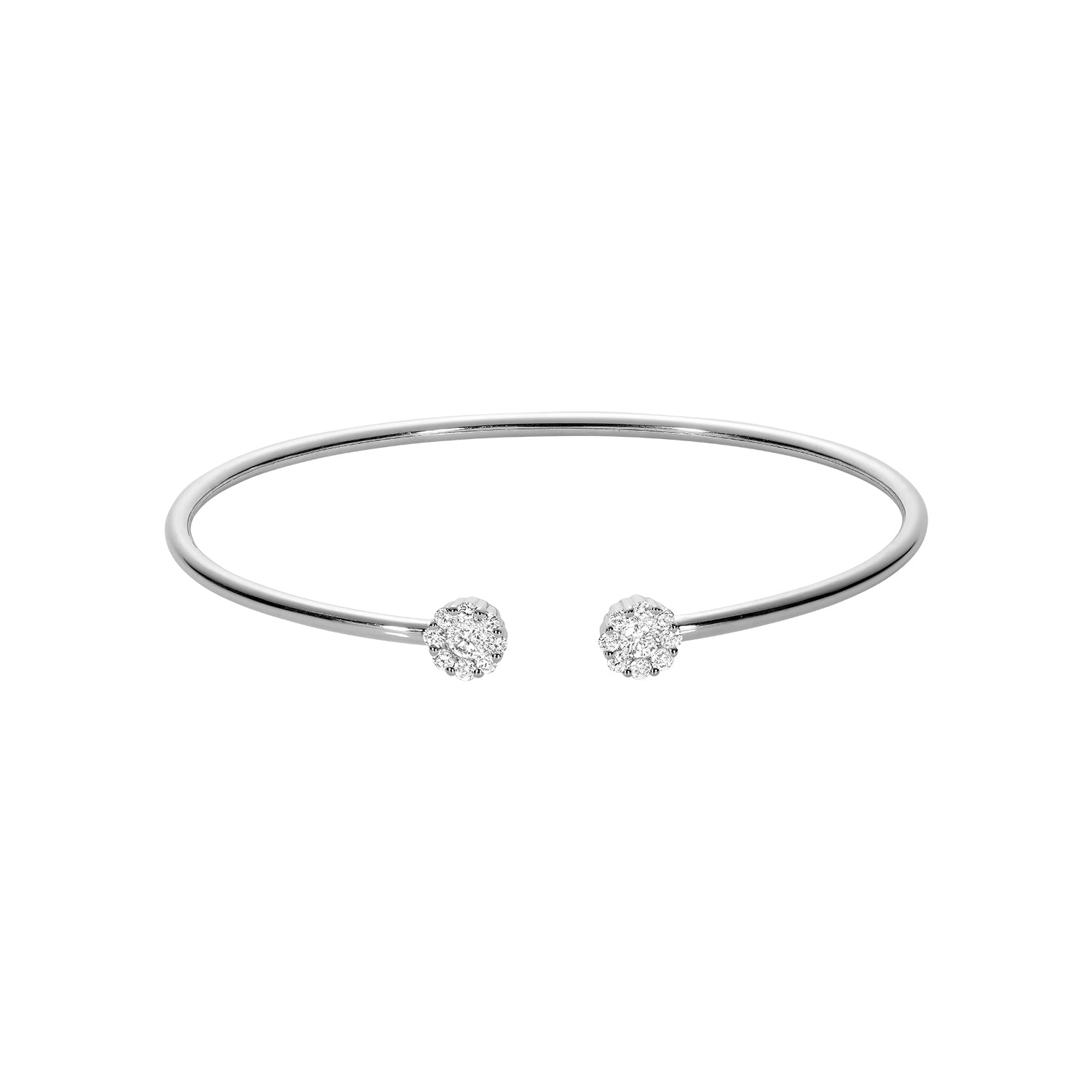 Cluster Diamond Bangle