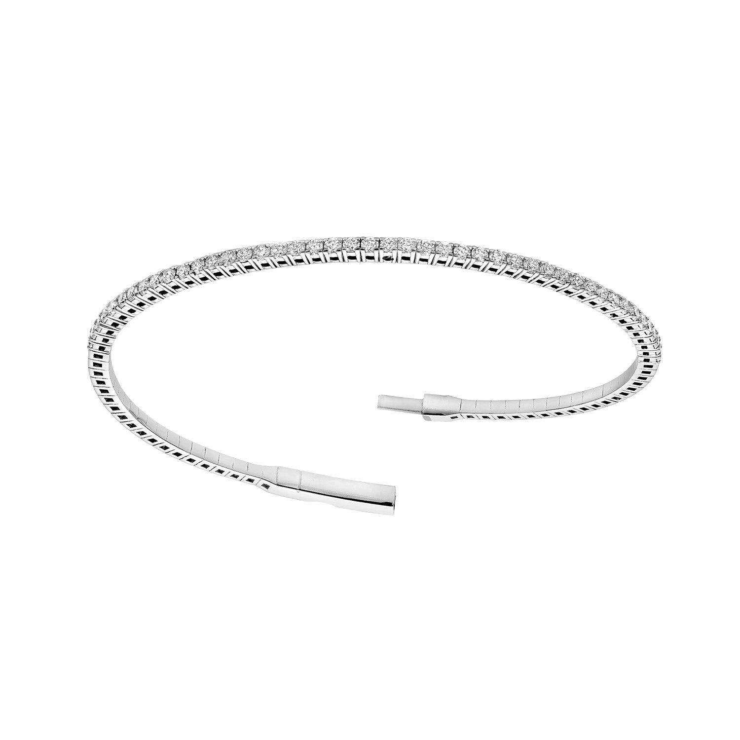 Diamond Bangle Flex Bracelet