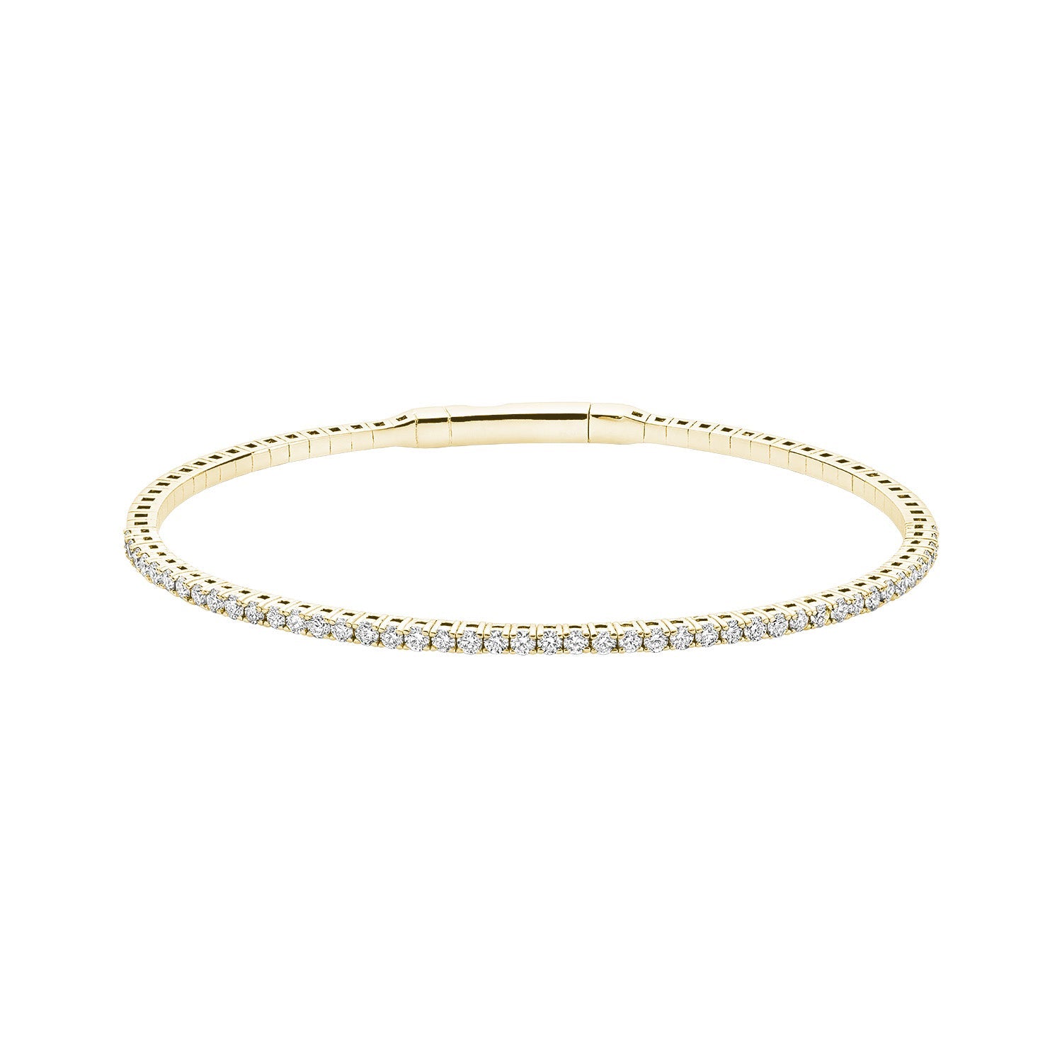 Diamond Bangle Flex Bracelet