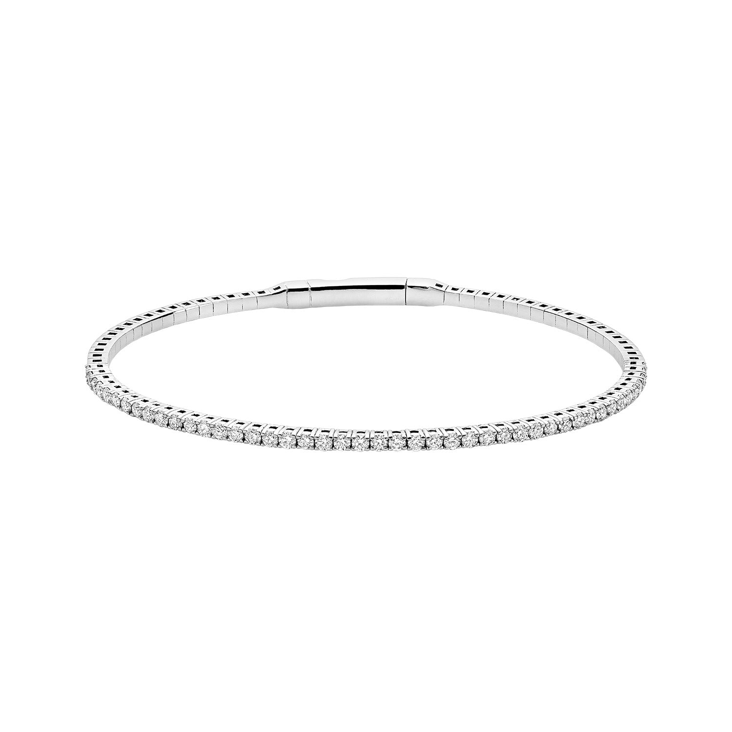 Diamond Bangle Flex Bracelet