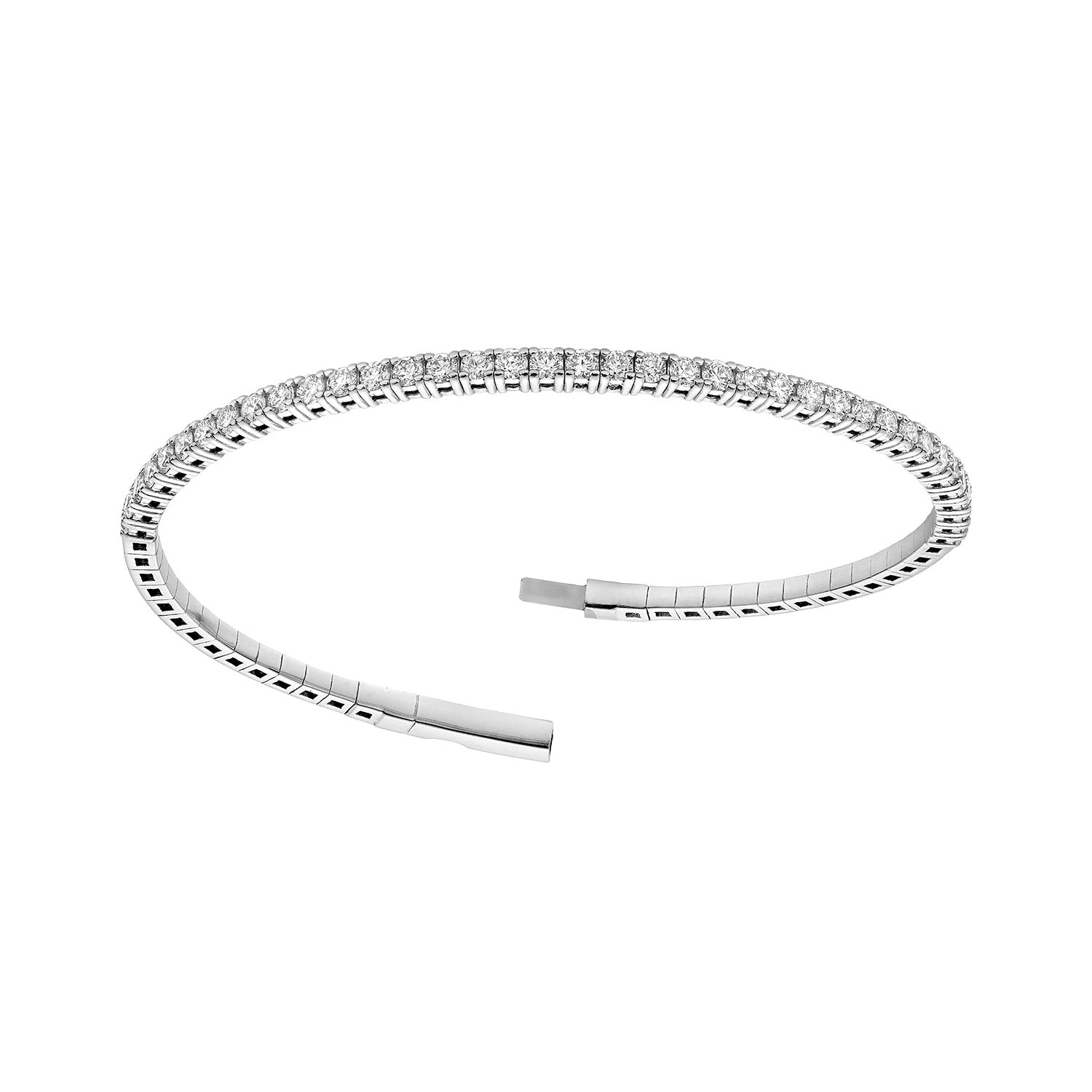 Diamond Bangle Flex Bracelet