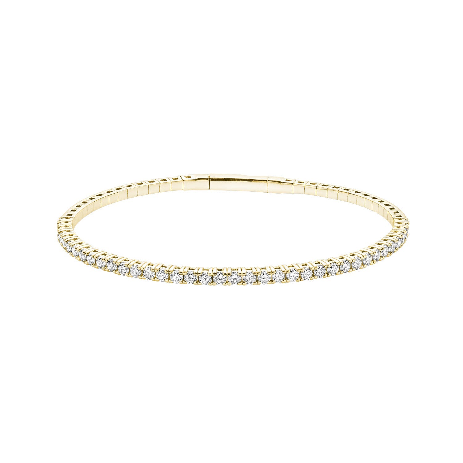 Diamond Bangle Flex Bracelet