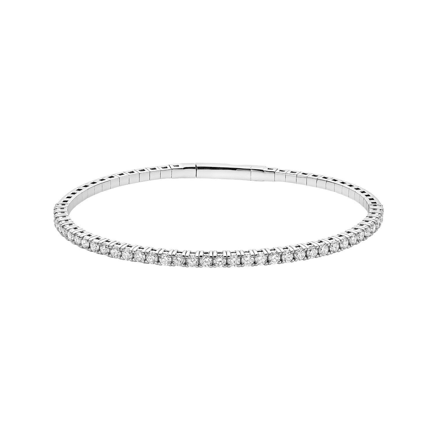 Diamond Bangle Flex Bracelet