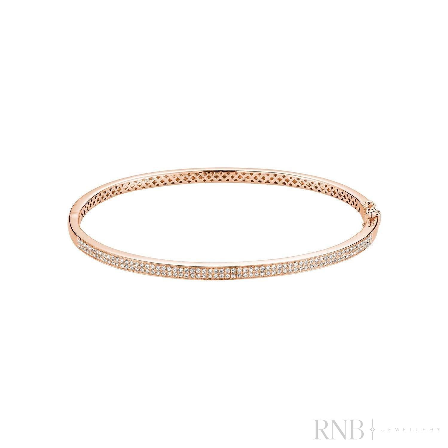 Micro Pave Bangle Bracelet-RNB Jewellery