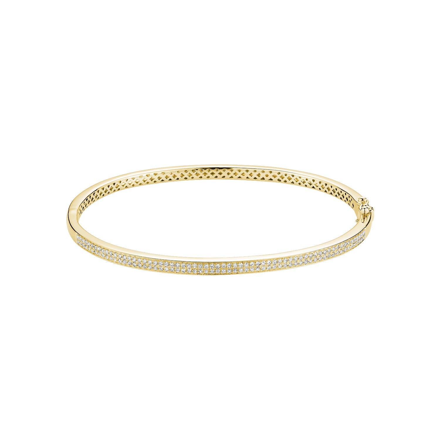 Micro Pave Bangle Bracelet