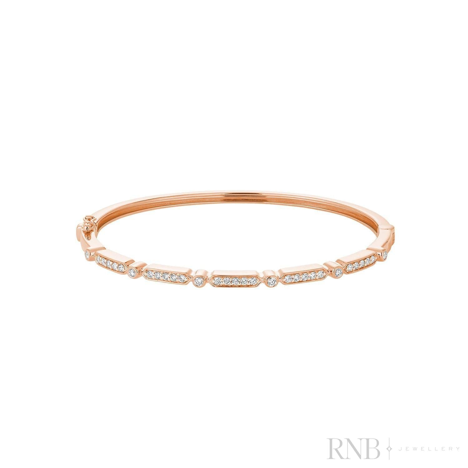 Fashion Diamond Bangle Bracelet-RNB Jewellery