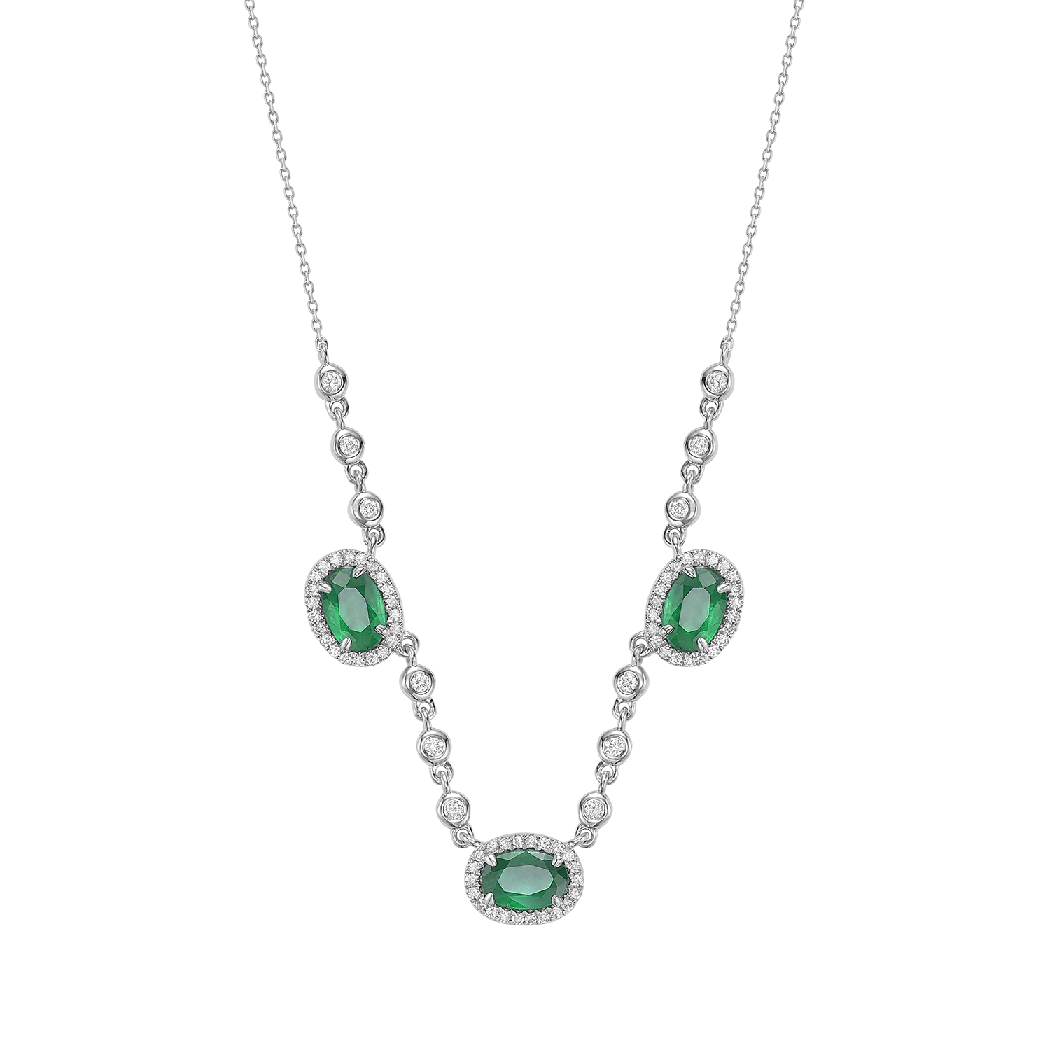 Precious Stone & Diamond Pendant