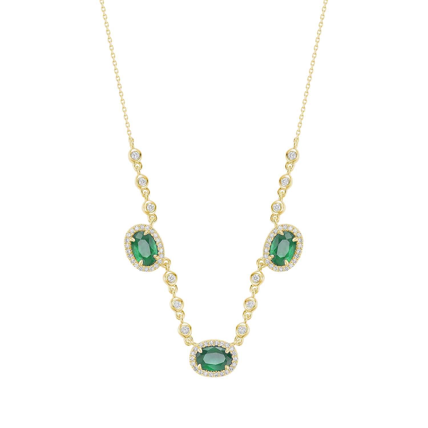 Precious Stone & Diamond Pendant