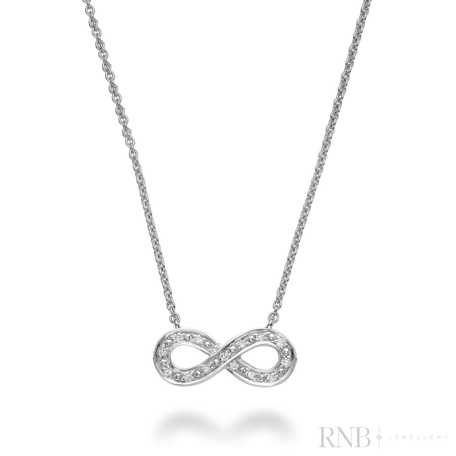 Infinity Diamond Necklace-RNB Jewellery