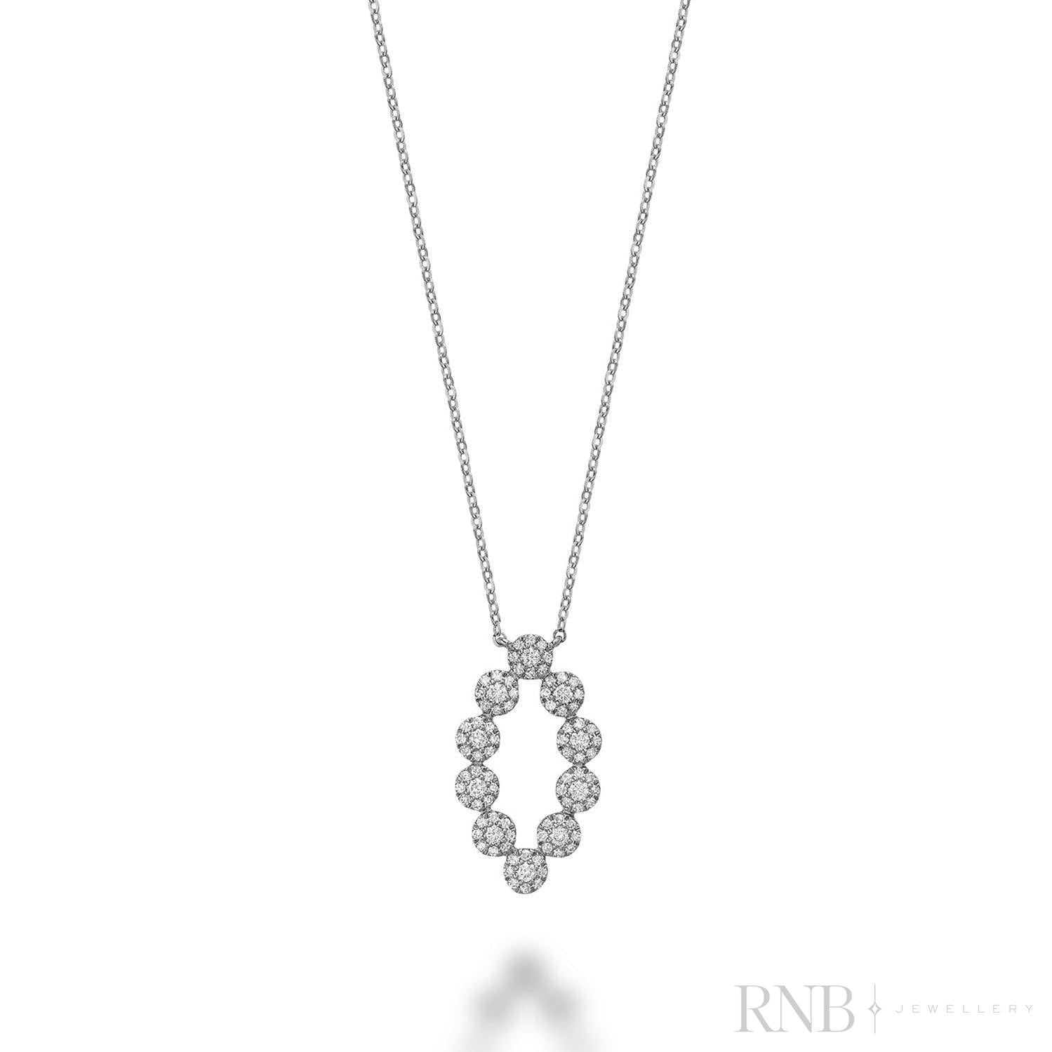 Martini Cup Fashion Diamond Necklace-RNB Jewellery