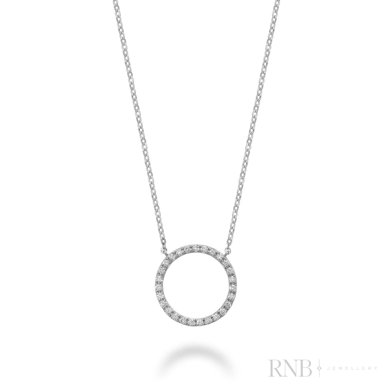 Circle of Life Diamond Necklace-RNB Jewellery