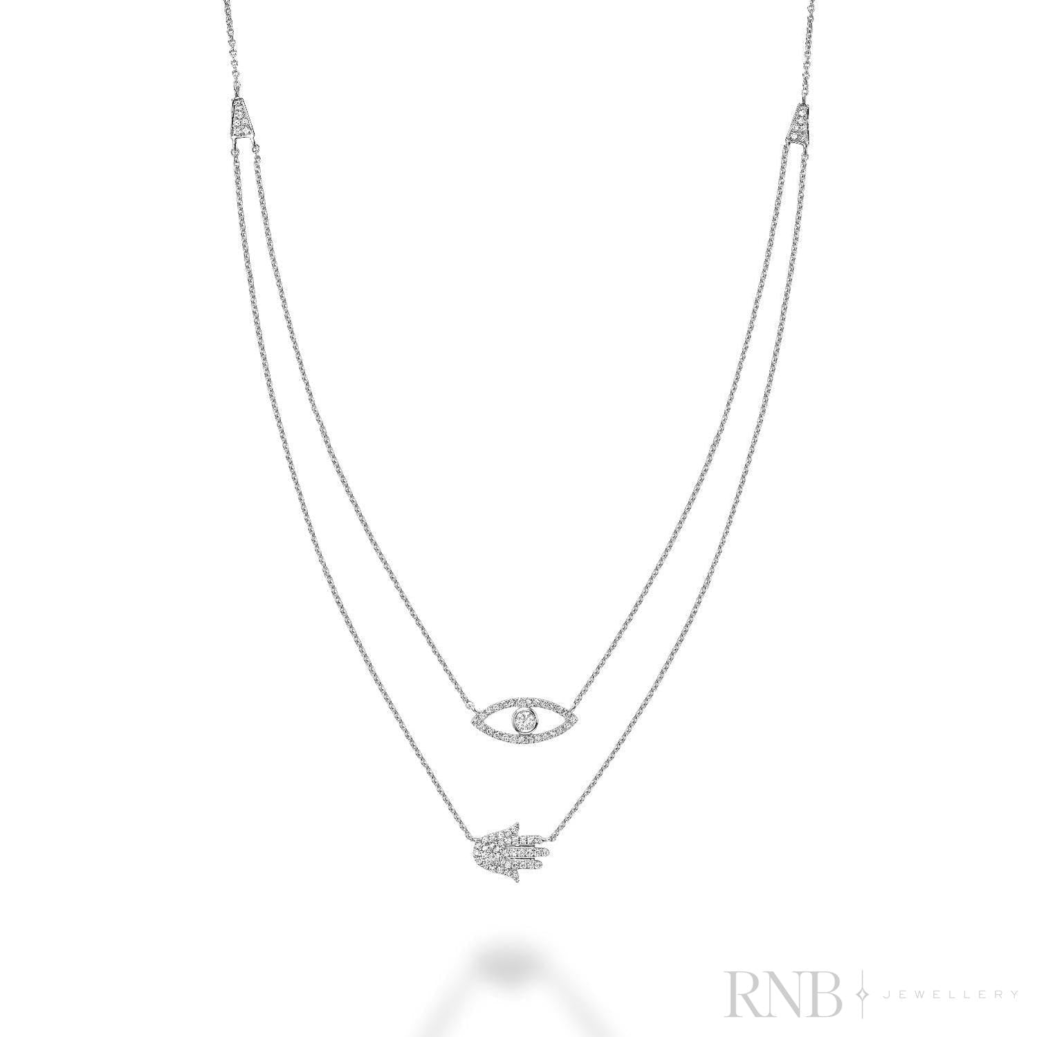 Religious Diamond Necklace-RNB Jewellery