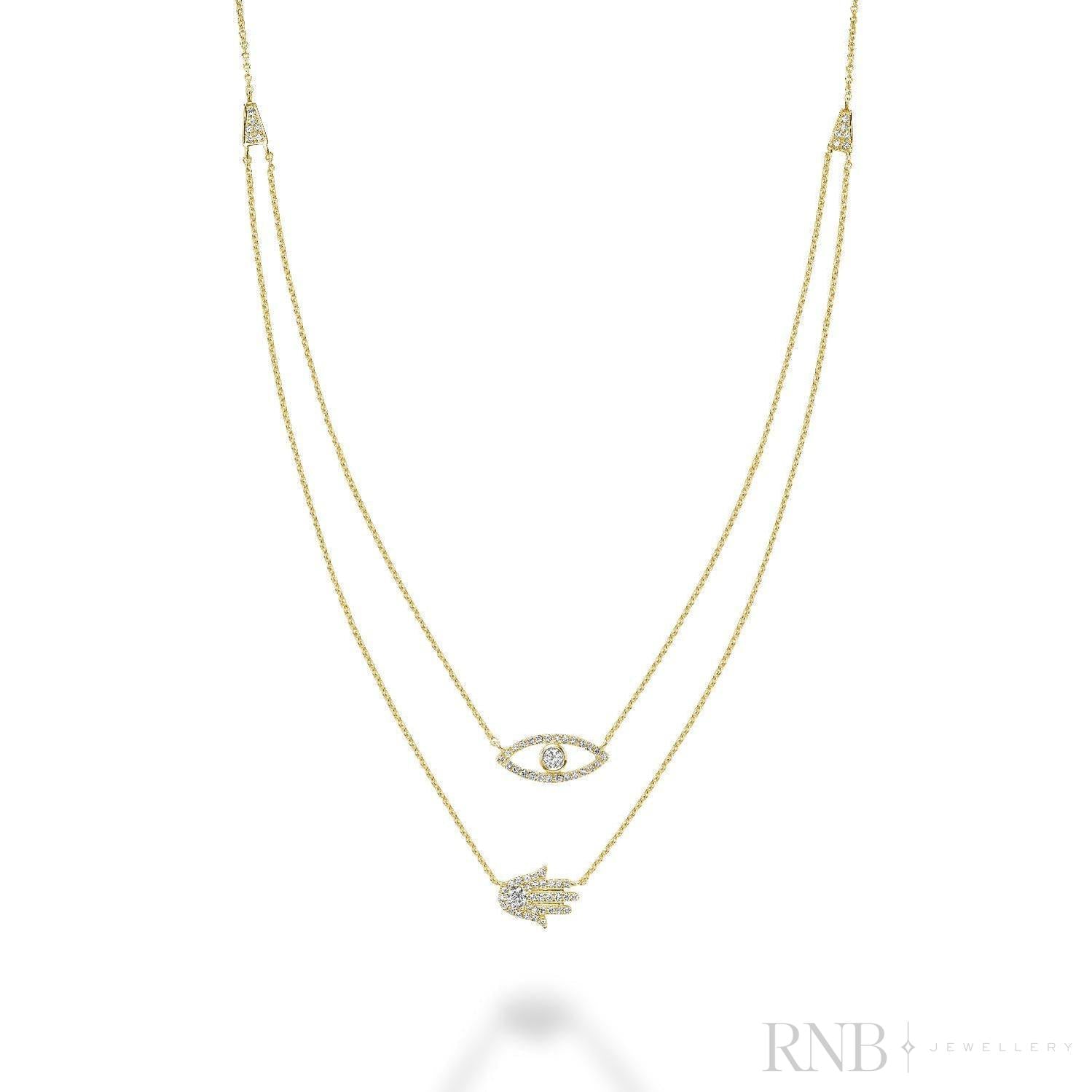 Religious Diamond Necklace-RNB Jewellery