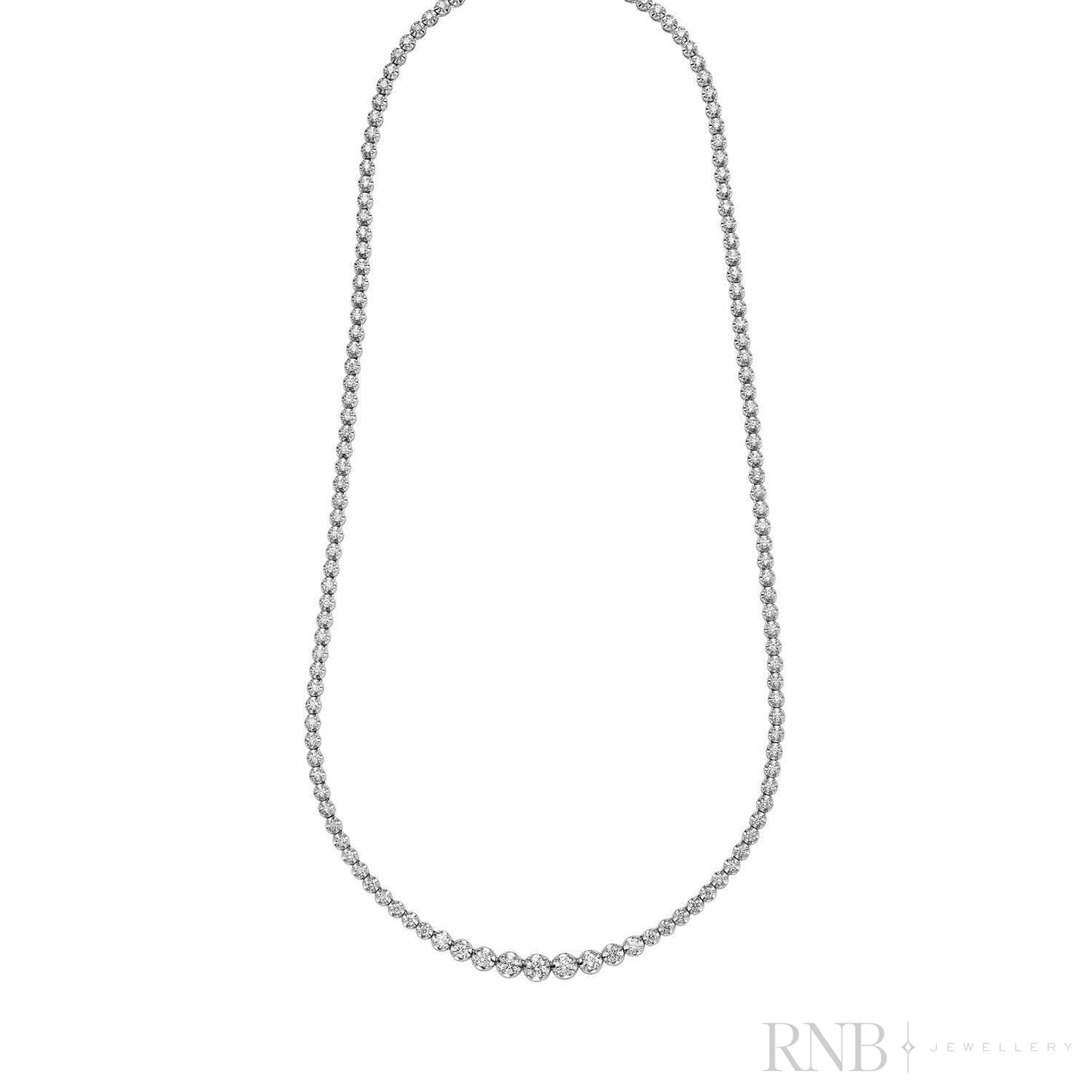 Diamond Tennis Necklace-RNB Jewellery