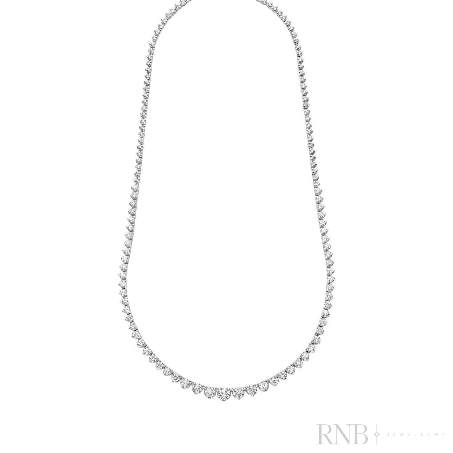 Eternity Diamond Necklace-RNB Jewellery