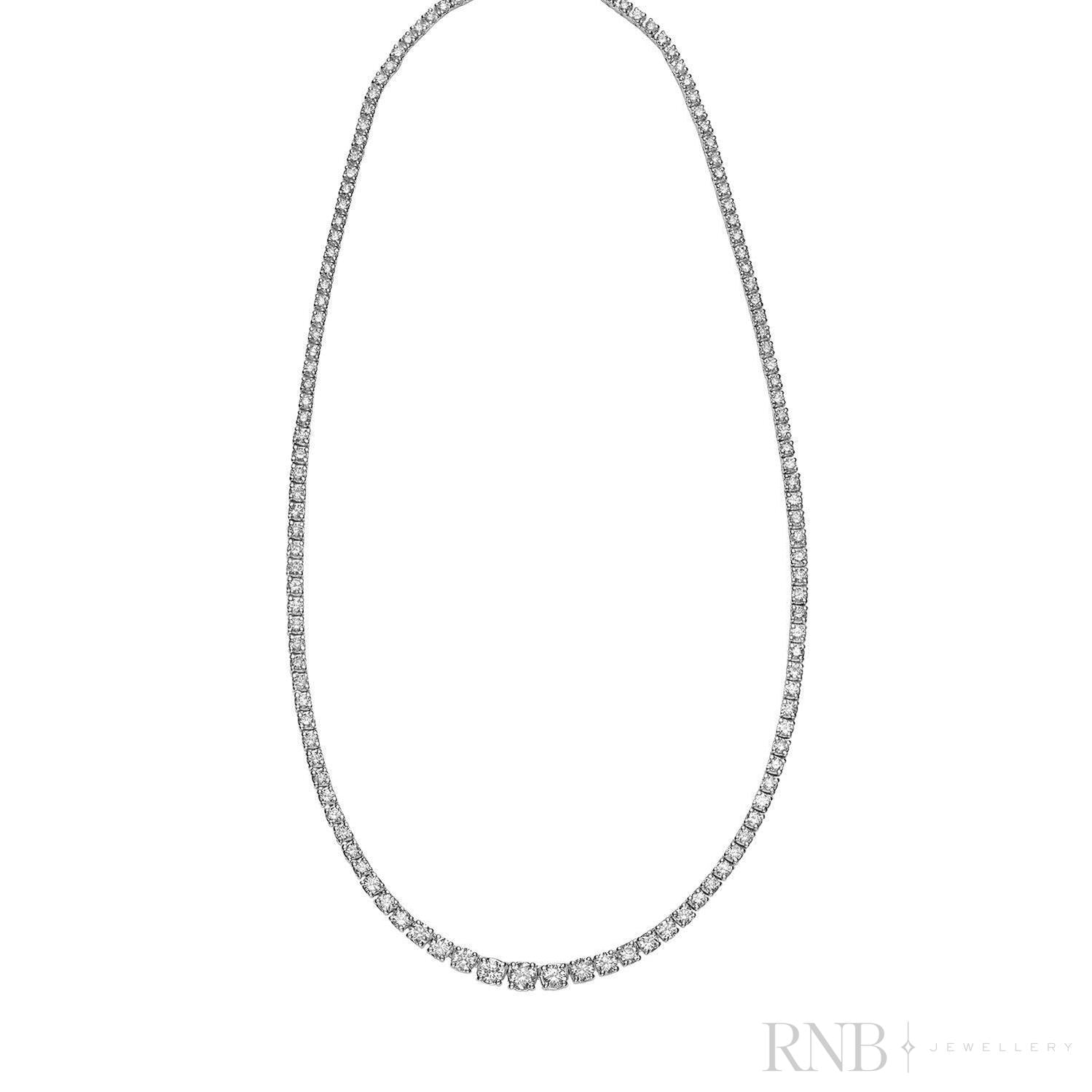 Diamond Tennis Necklace-RNB Jewellery