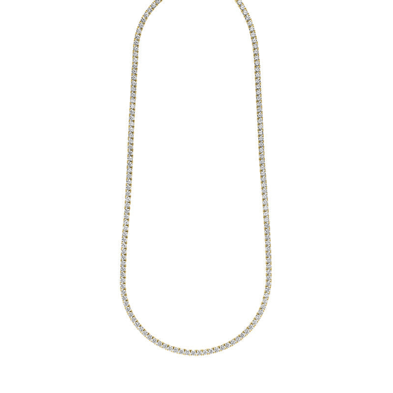 Lab Grown Tennis Necklace