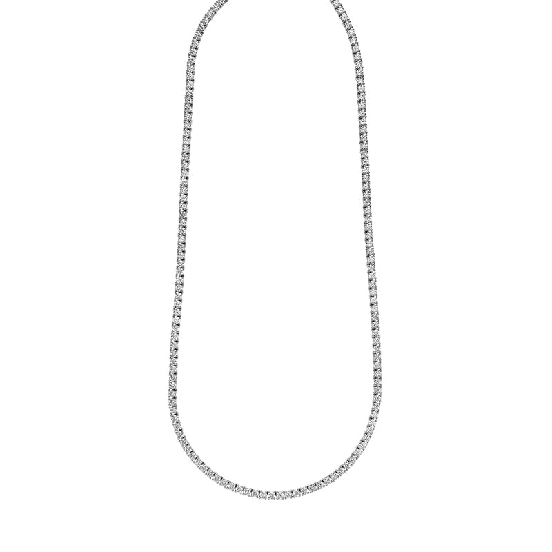 Lab Grown Tennis Necklace
