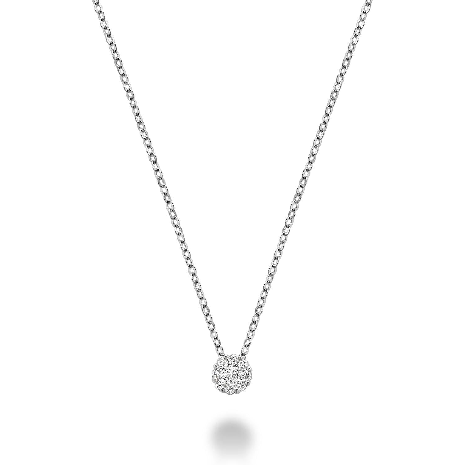 Cluster Diamond Pendant-RNB Jewellery