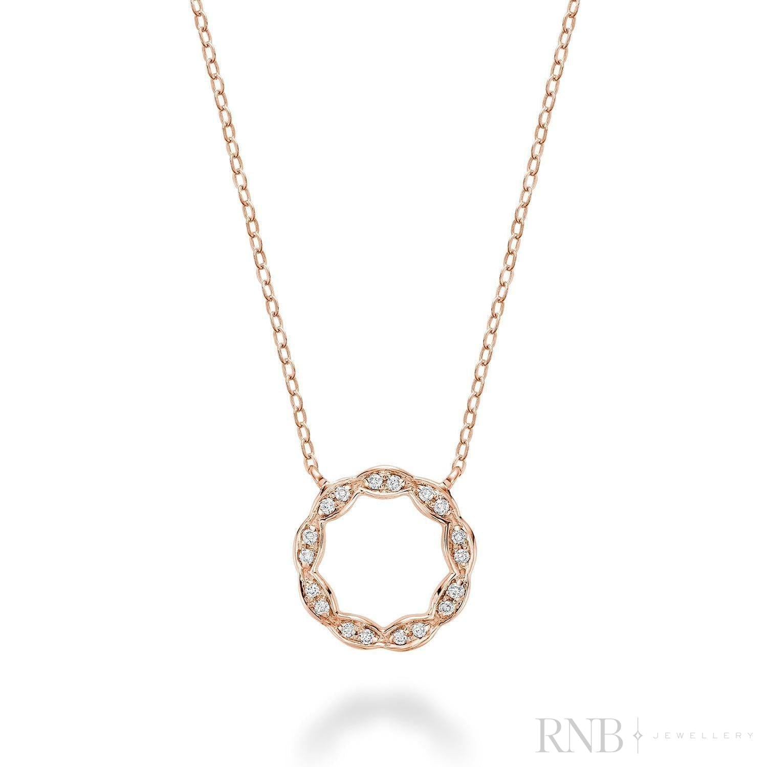 Marquise Circle of Life Diamond Necklace-RNB Jewellery