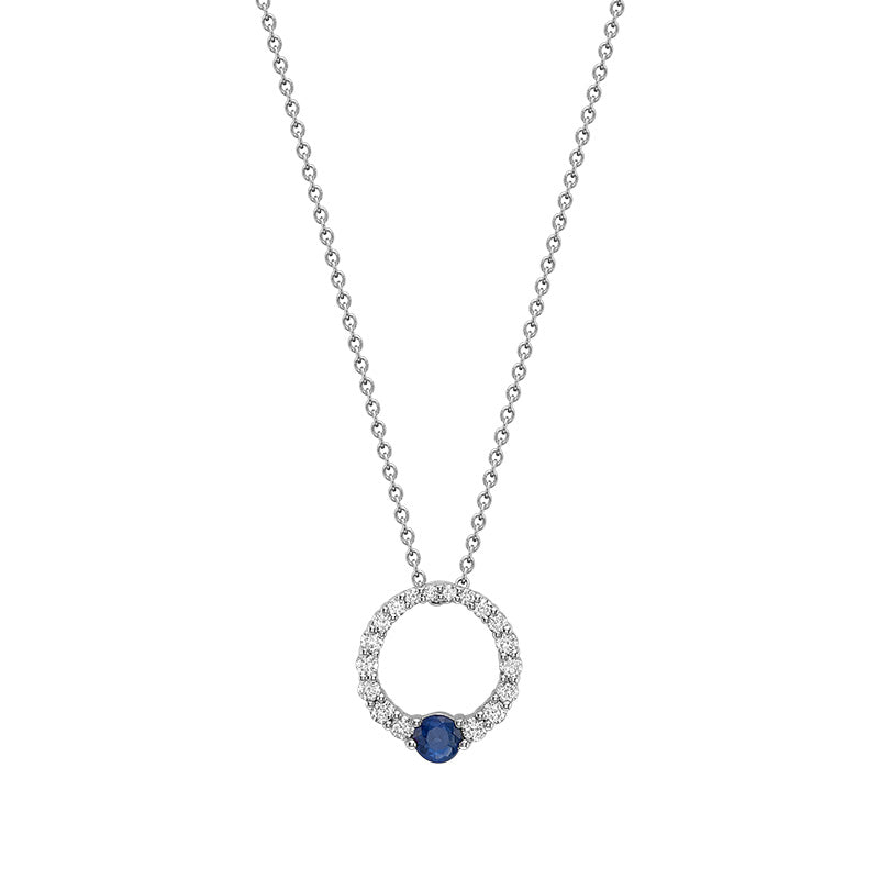 Precious Stone & Diamond Pendant