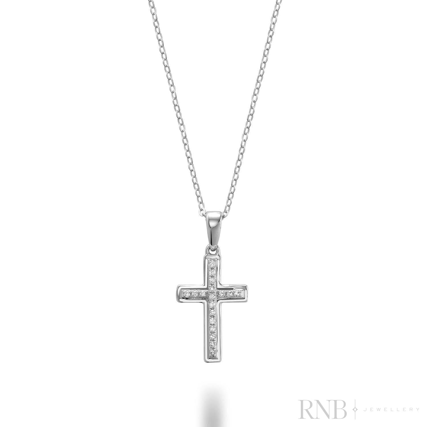 Cross Diamond Pendant-RNB Jewellery