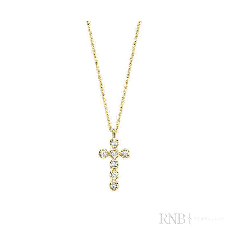 Religious Cross Diamond Necklace-RNB Jewellery