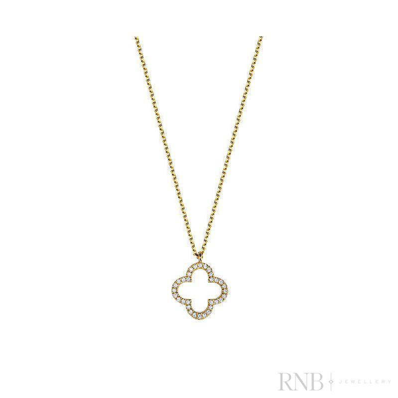 Clover Diamond Necklace-RNB Jewellery