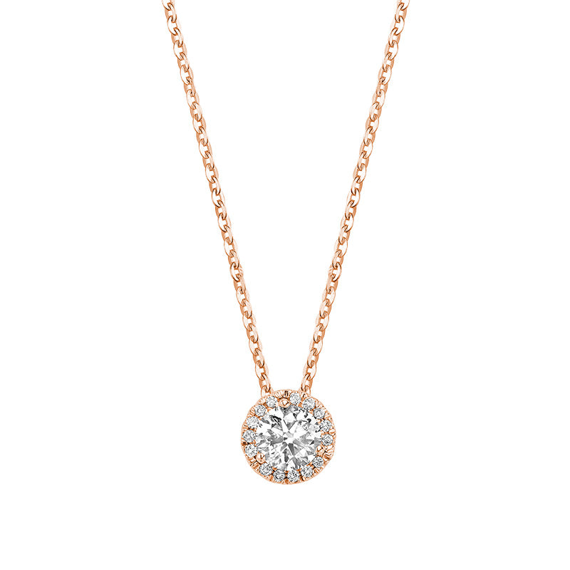 Halo Diamond Pendant