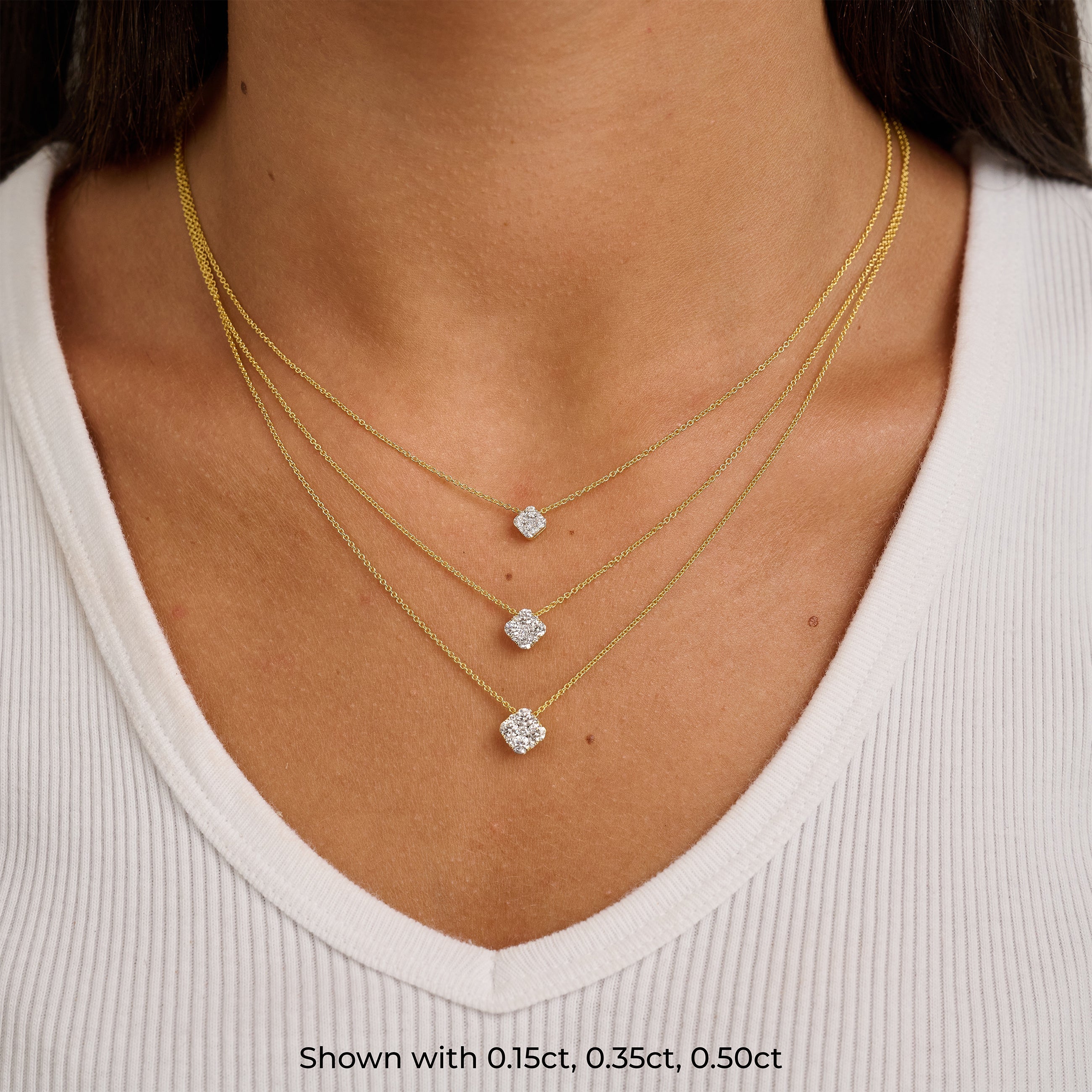 DIAMOND NECKLACE - COLLIER EN DIAMANT