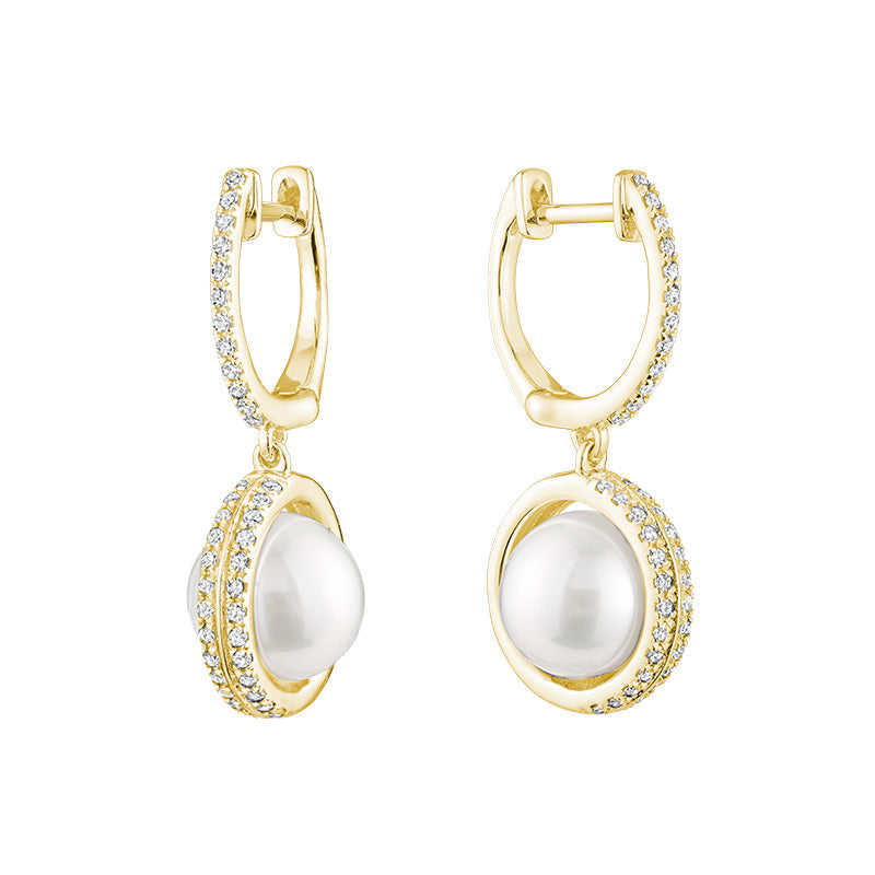 Pearl & Diamond Earring