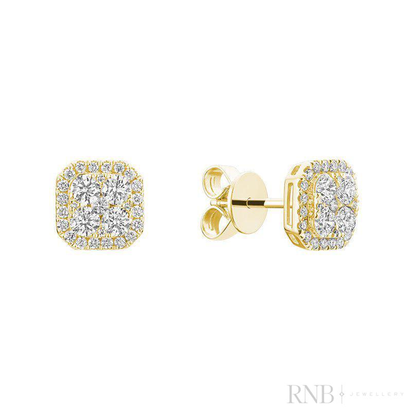 Diamond Earrings-RNB Jewellery