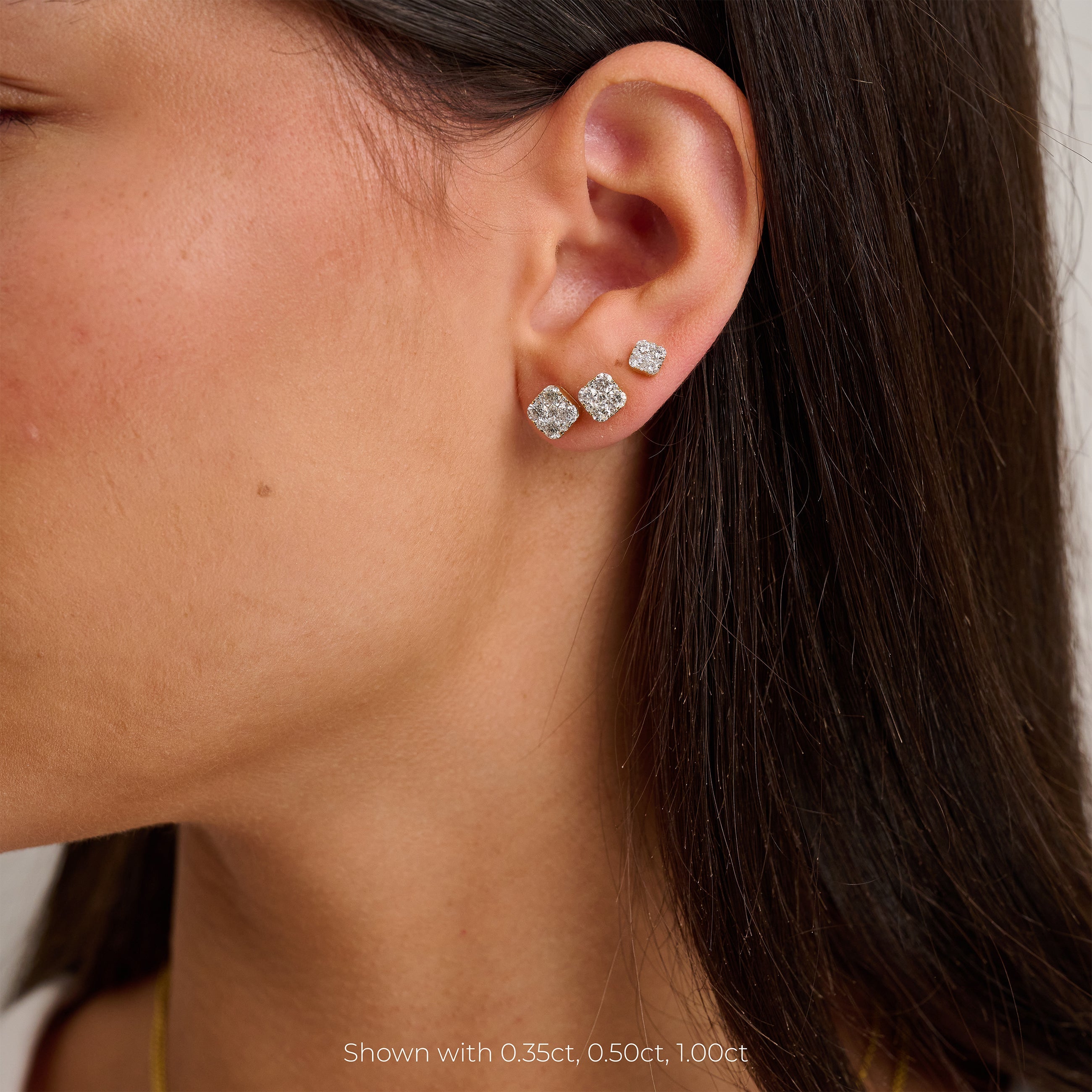 Diamond Stud Earring - Boucle D'oreille Stud en Diamant