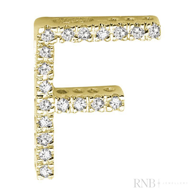 Block Diamond Initials-RNB Jewellery