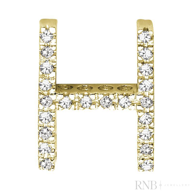 Block Diamond Initials-RNB Jewellery