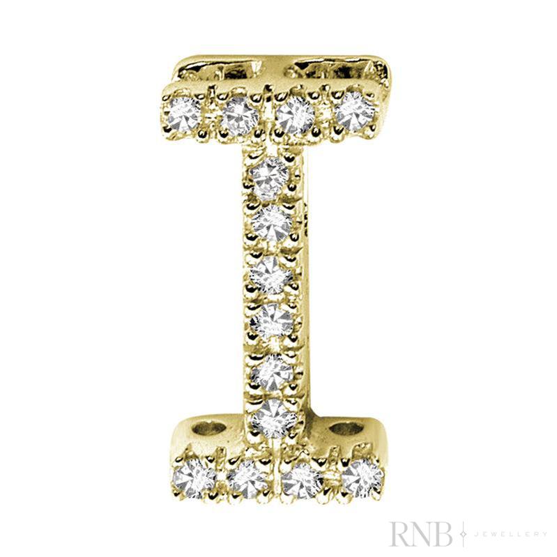 Block Diamond Initials-RNB Jewellery