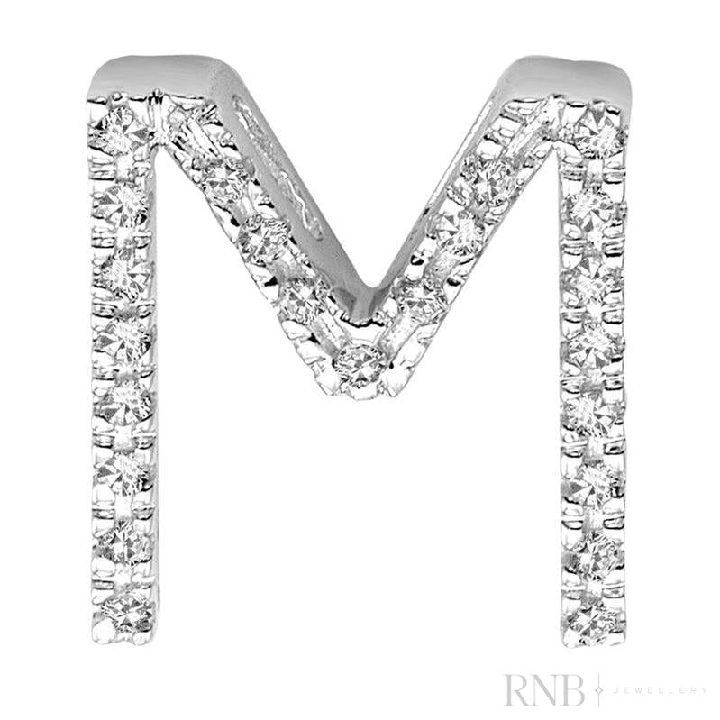 Block Diamond Initials-RNB Jewellery