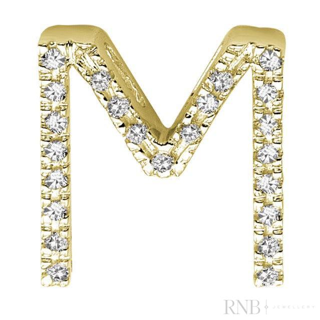 Block Diamond Initials-RNB Jewellery