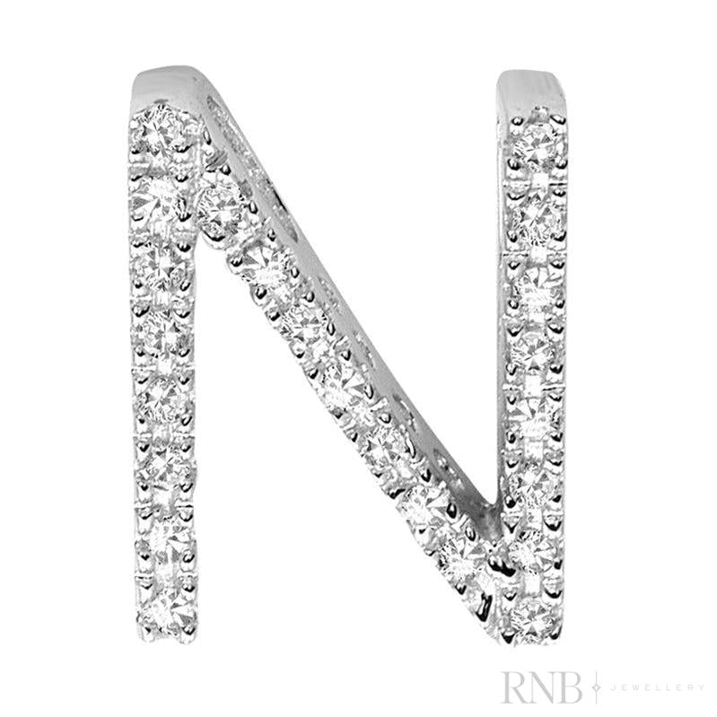 Block Diamond Initials-RNB Jewellery