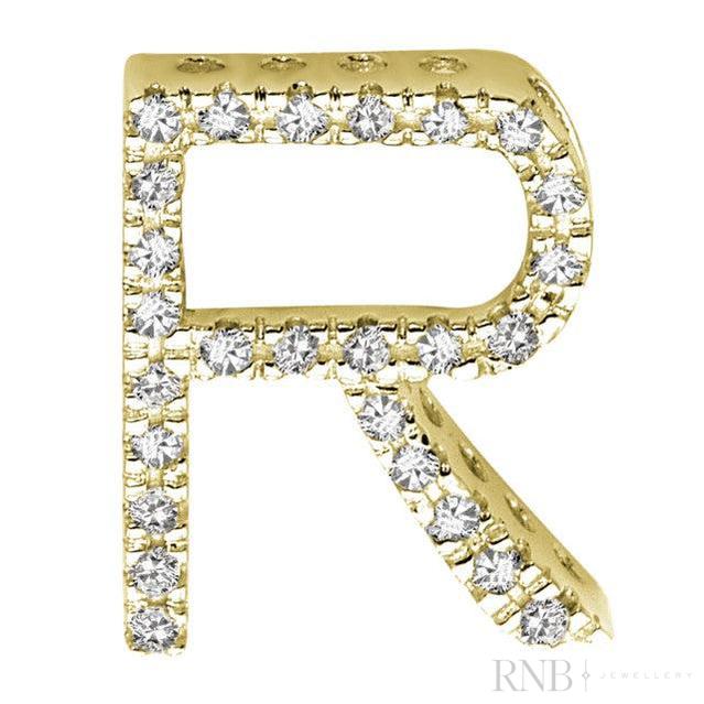 Block Diamond Initials-RNB Jewellery