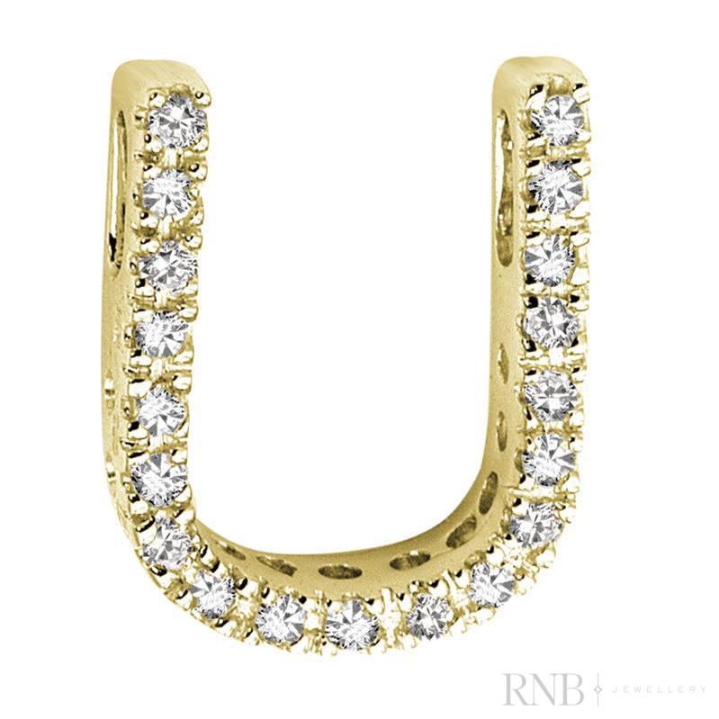 Block Diamond Initials-RNB Jewellery