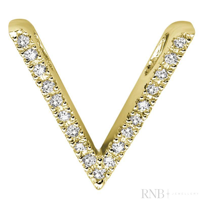 Block Diamond Initials-RNB Jewellery