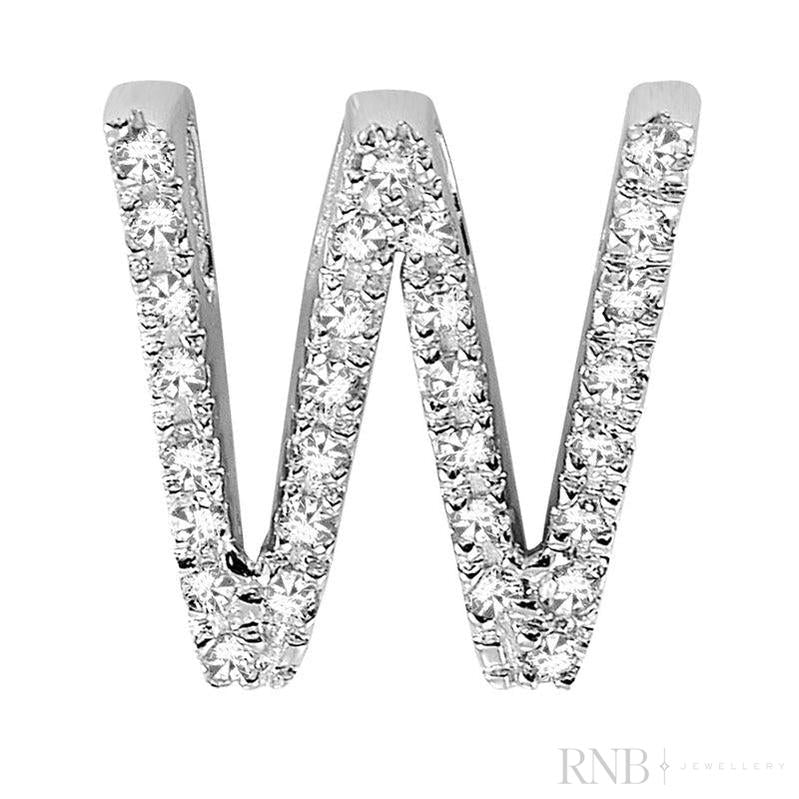 Block Diamond Initials-RNB Jewellery