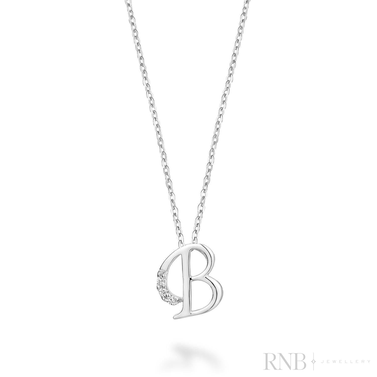 Mini Diamond Initials-RNB Jewellery