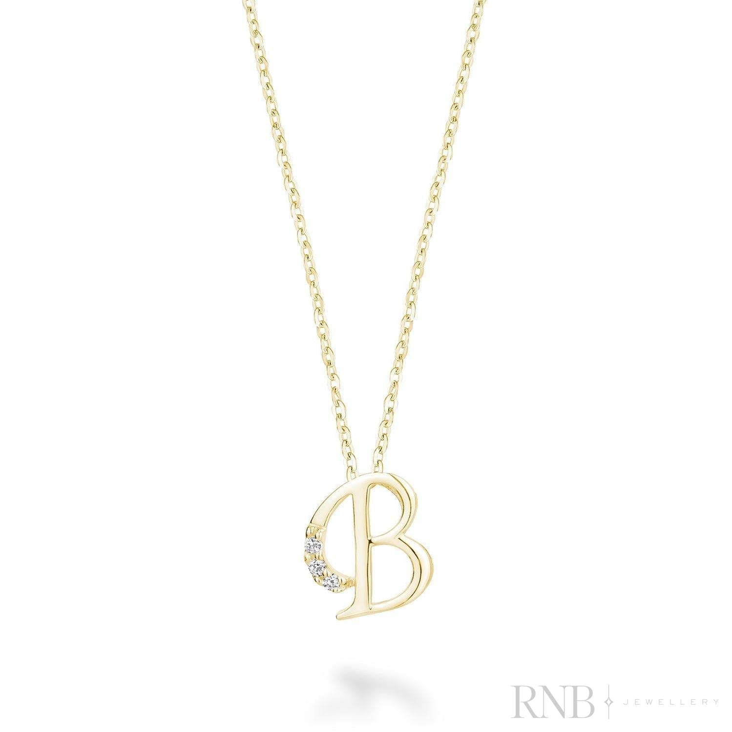 Mini Diamond Initials-RNB Jewellery