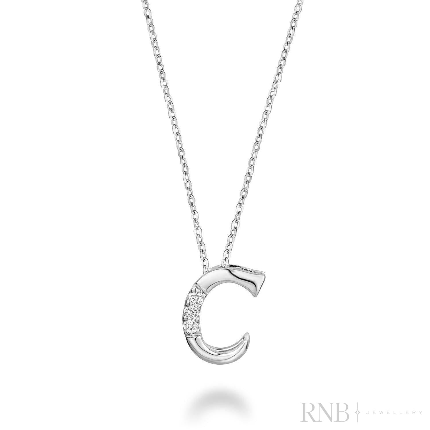 Mini Diamond Initials-RNB Jewellery