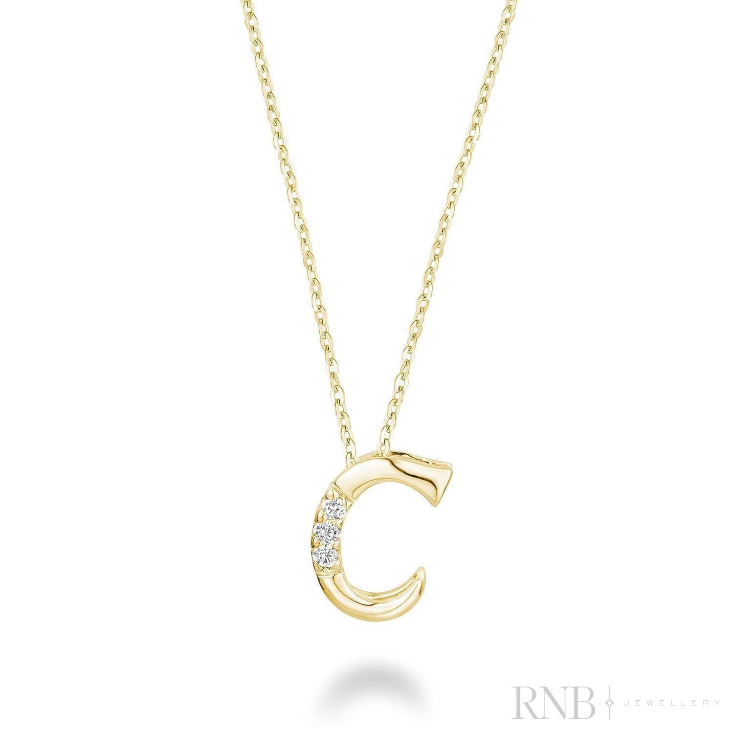 Mini Diamond Initials-RNB Jewellery