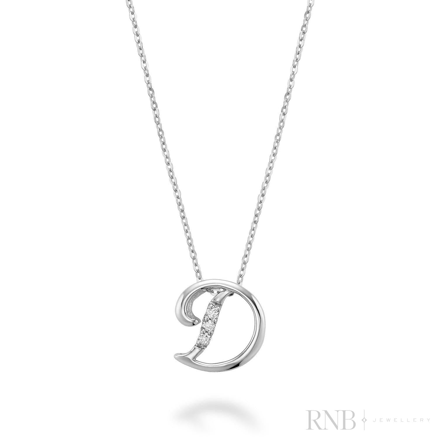 Mini Diamond Initials-RNB Jewellery