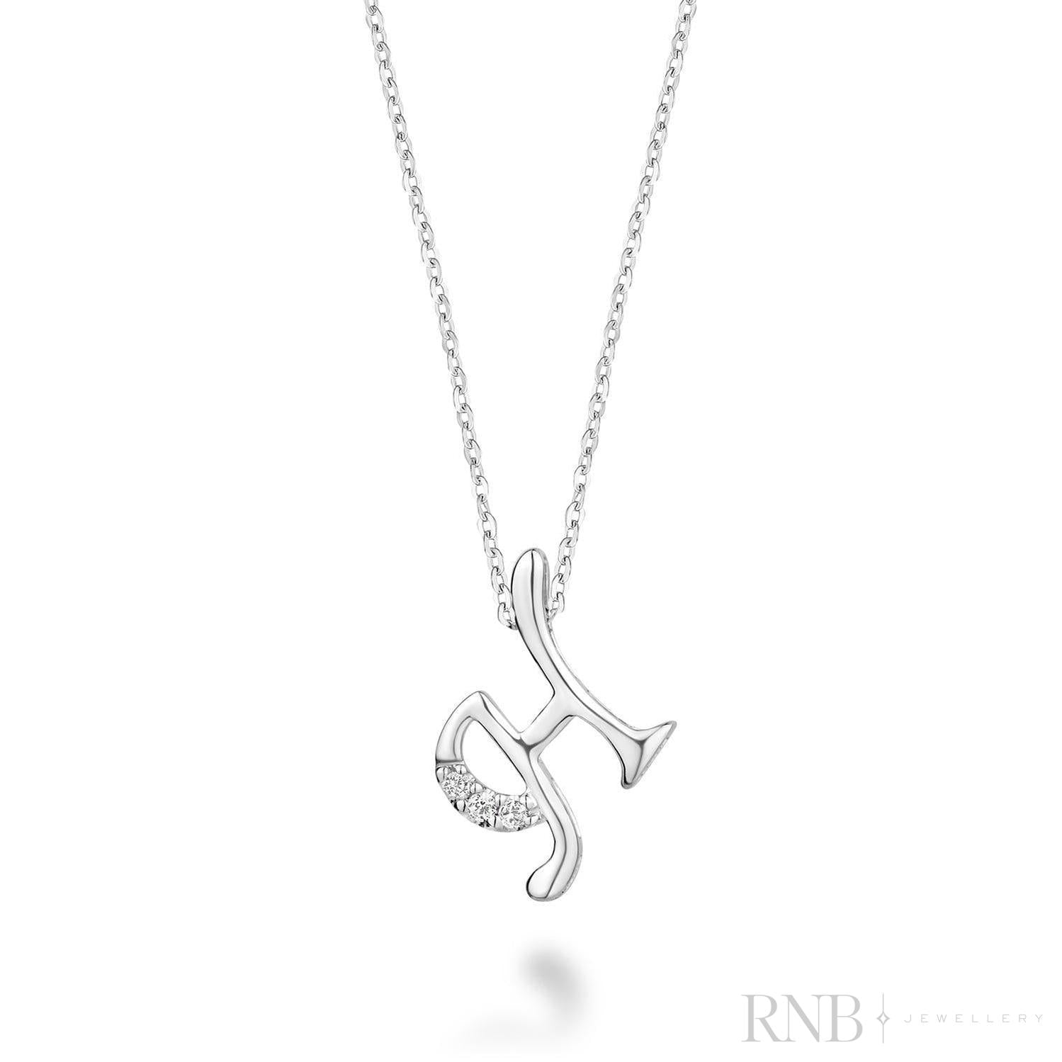 Mini Diamond Initials-RNB Jewellery